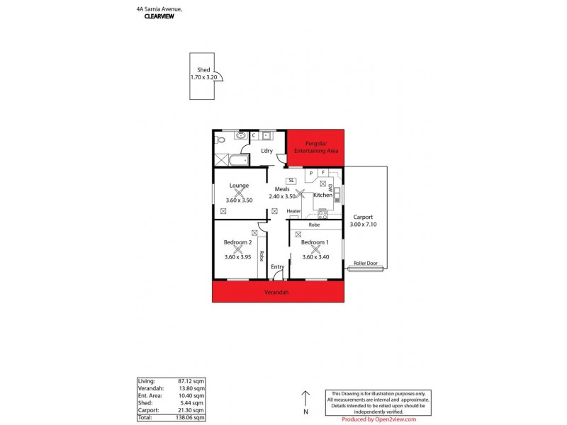 4a Sarnia Avenue, Clearview SA 5085 Floorplan