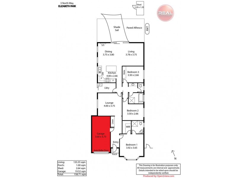 3 North Way, Elizabeth Park SA 5113 Floorplan