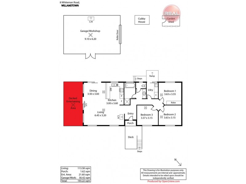 8 Whiteman Road, Williamstown SA 5351 Floorplan