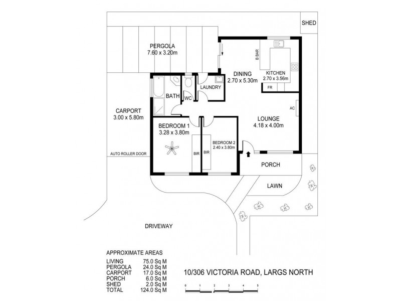 10/306 Victoria Road, Largs North SA 5016 Floorplan