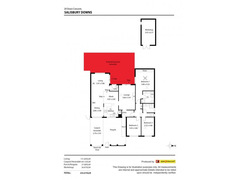 29 Down Crescent, Salisbury Downs SA 5108 Floorplan