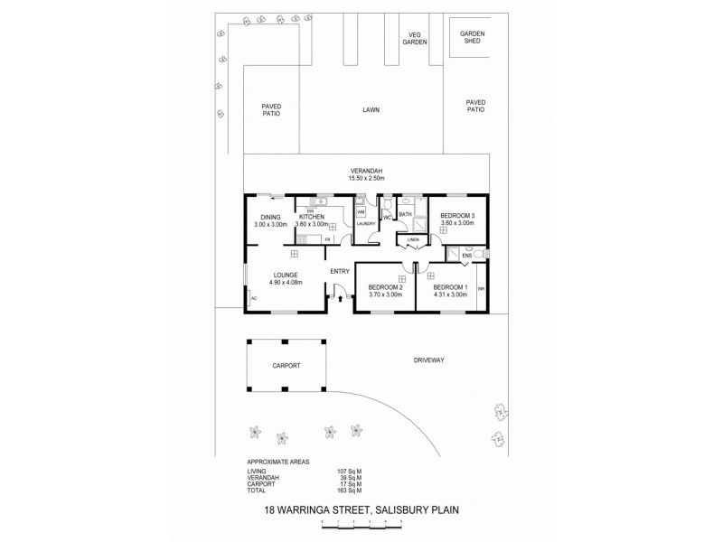 18 Warringa Street, Salisbury Plain SA 5109 Floorplan