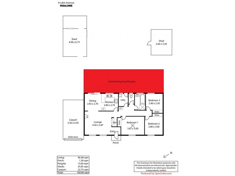 9 Lukin Avenue, Paralowie SA 5108 Floorplan