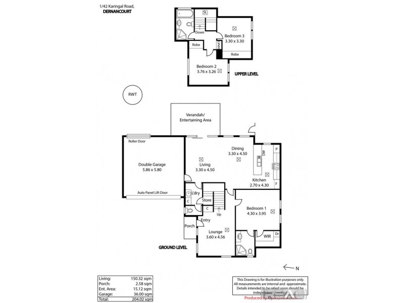 1/42 Karingal Road, Dernancourt SA 5075 Floorplan
