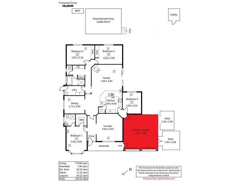 4 Linwood Grove, Hillbank SA 5112 Floorplan
