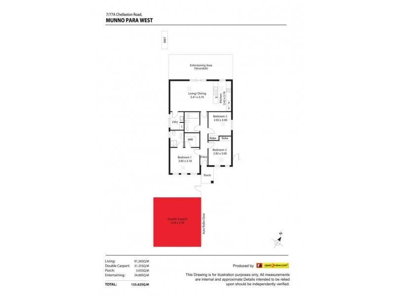 7/77A Chellaston Road, Munno Para West SA 5115 Floorplan