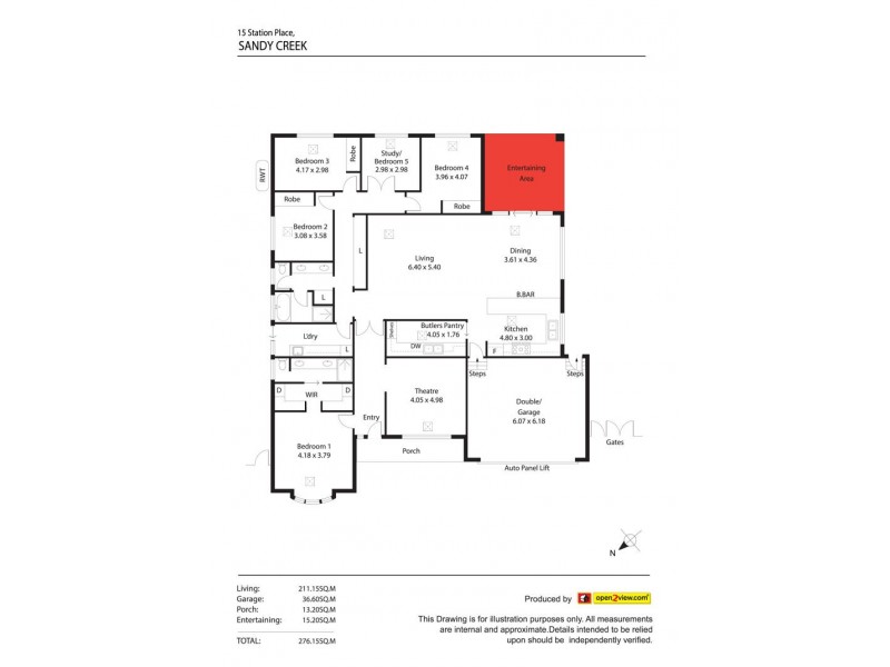 15 Station Place, Sandy Creek SA 5350 Floorplan