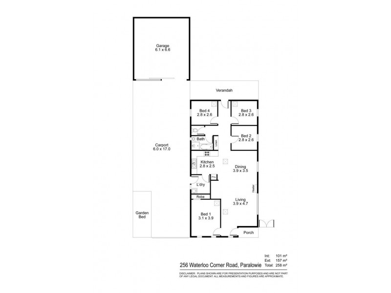 256 Waterloo Corner Road, Paralowie SA 5108 Floorplan