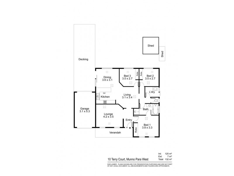 10 Terry Court, Munno Para West SA 5115 Floorplan