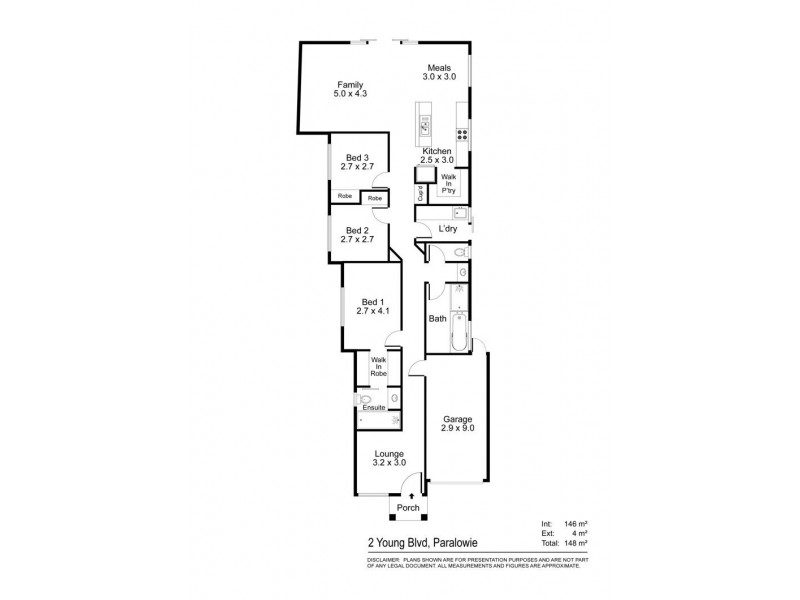 2 Young Boulevard, Paralowie SA 5108 Floorplan