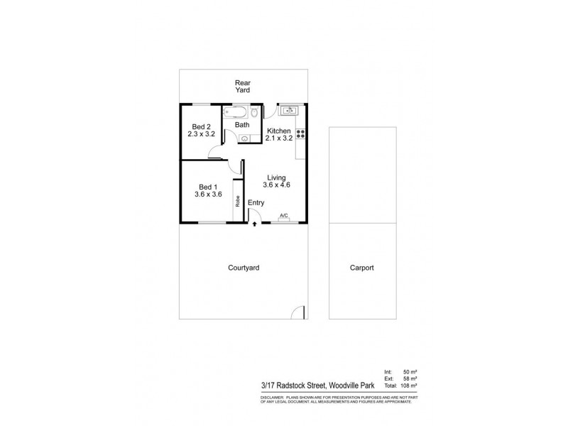 3/17 Radstock Street, Woodville Park SA 5011 Floorplan