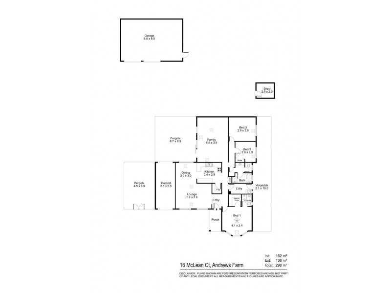 16 McLean Court, Andrews Farm SA 5114 Floorplan