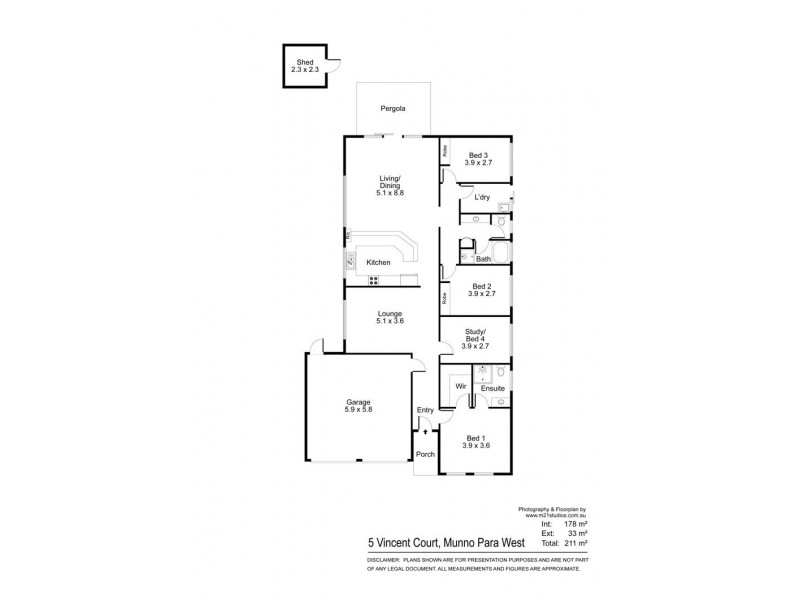 5 Vincent Court, Munno Para West SA 5115 Floorplan
