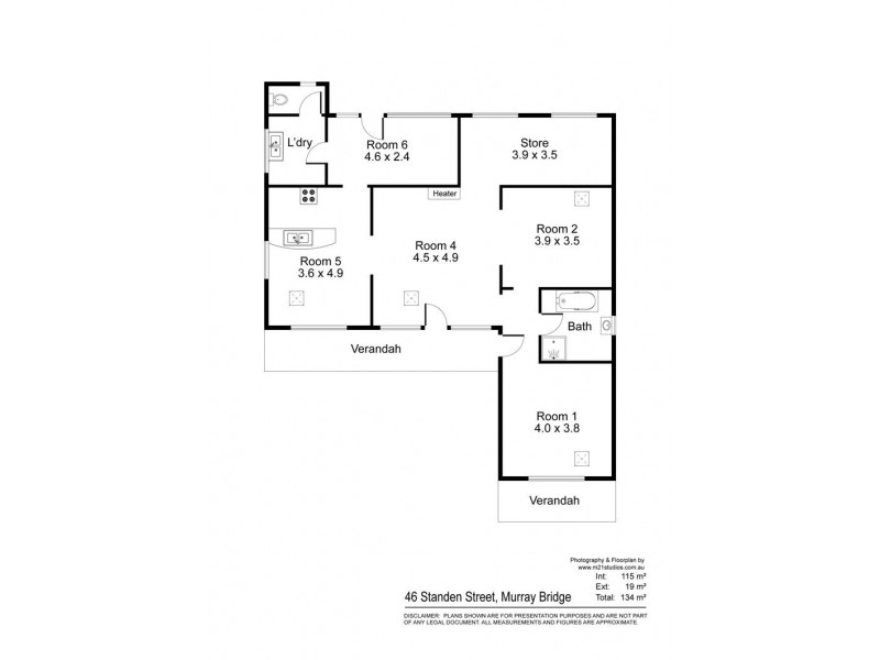 46 Standen Street, Murray Bridge SA 5253 Floorplan