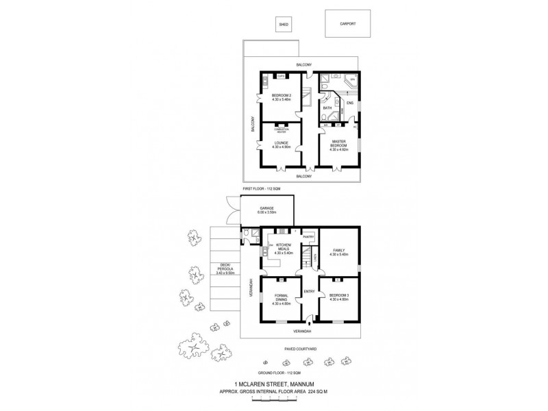 1 McLaren Street, Mannum SA 5238 Floorplan