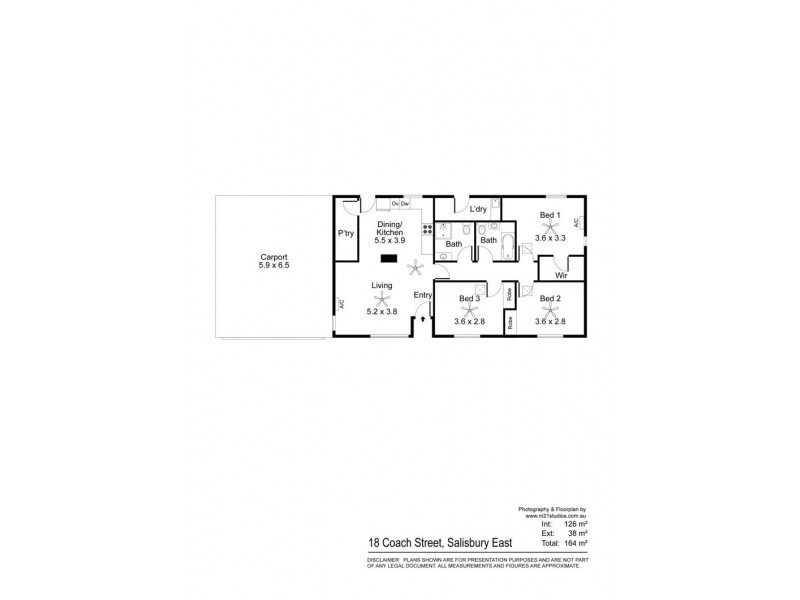 18 Coach Street, Salisbury East SA 5109 Floorplan