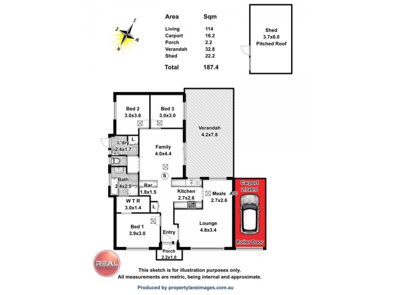 8 Orinoco Street, Paralowie SA 5108 Floorplan