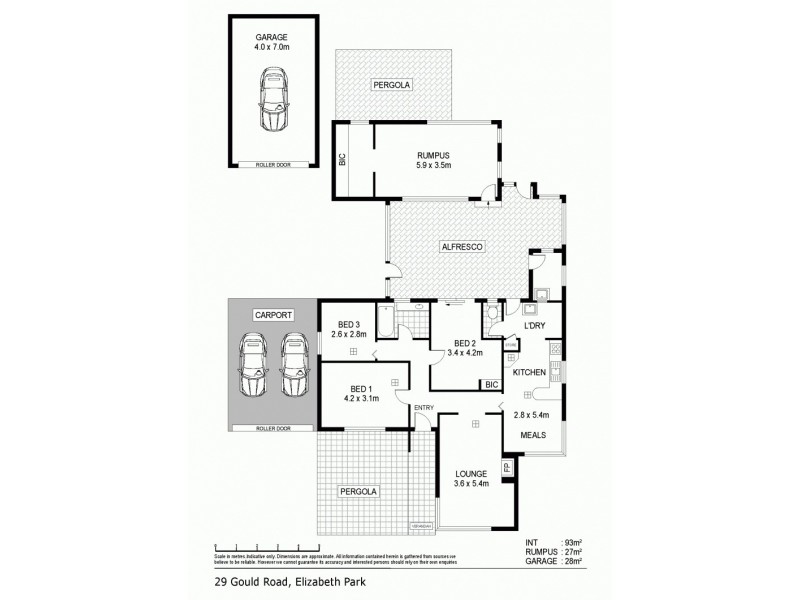 29 Gould Road, Elizabeth Park SA 5113 Floorplan