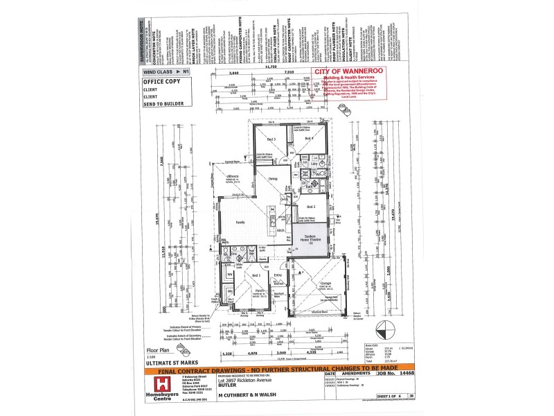 12 Rickleton Avenue, Butler WA 6036 Floorplan