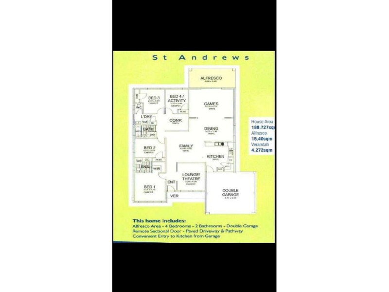 16 Tarbert Parade, Ridgewood WA 6030 Floorplan