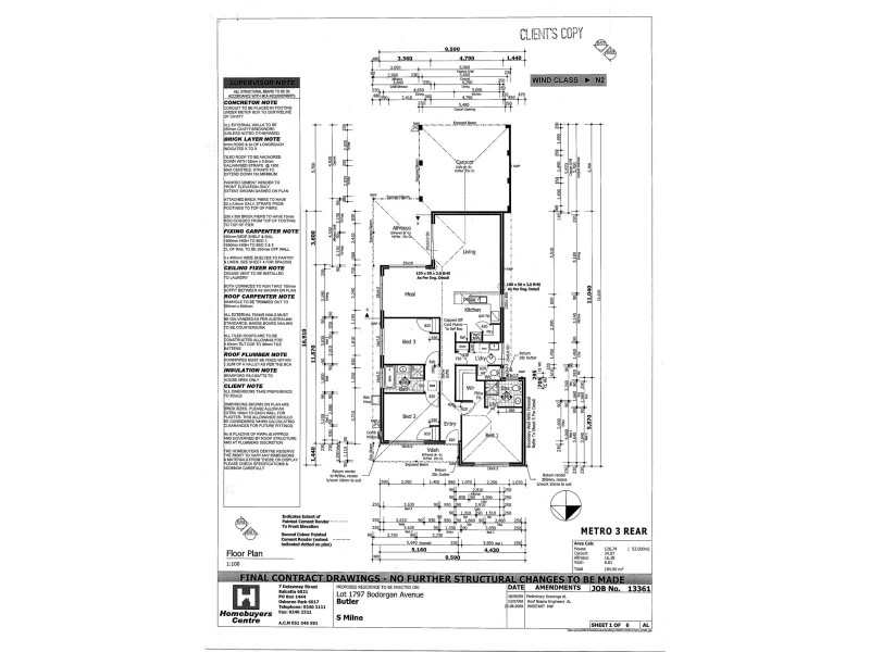 48 Bodorgan Avenue, Butler WA 6036 Floorplan
