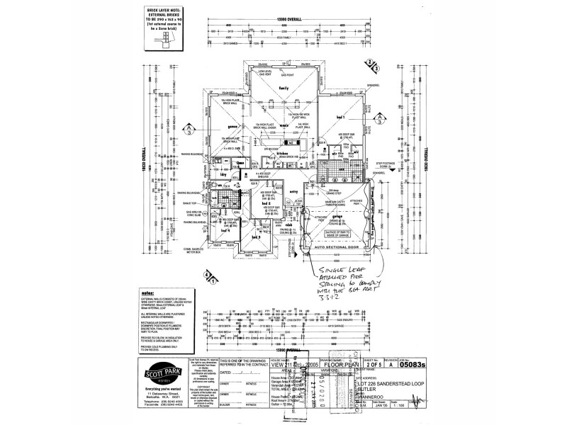 22 Sanderstead Loop, Butler WA 6036 Floorplan