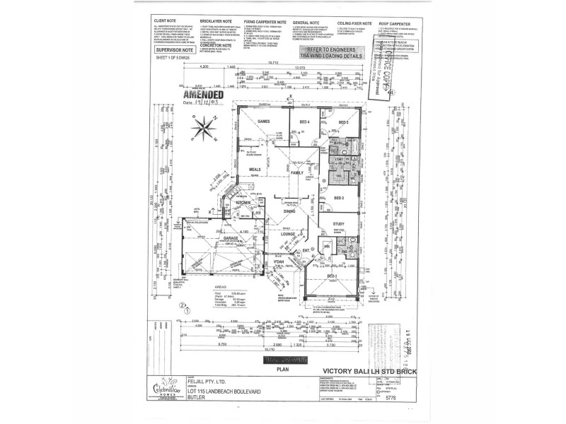 27 Landbeach Boulevard, Butler WA 6036 Floorplan
