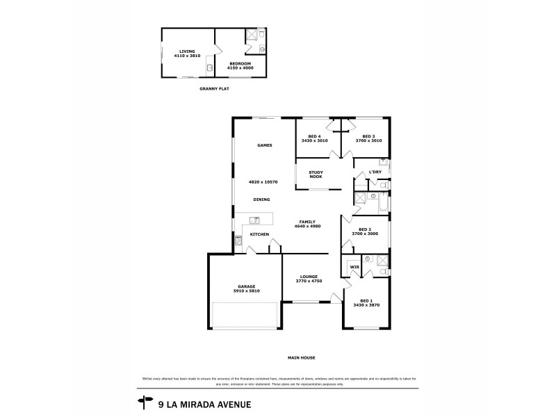 9 La Mirada Avenue, Clarkson WA 6030 Floorplan