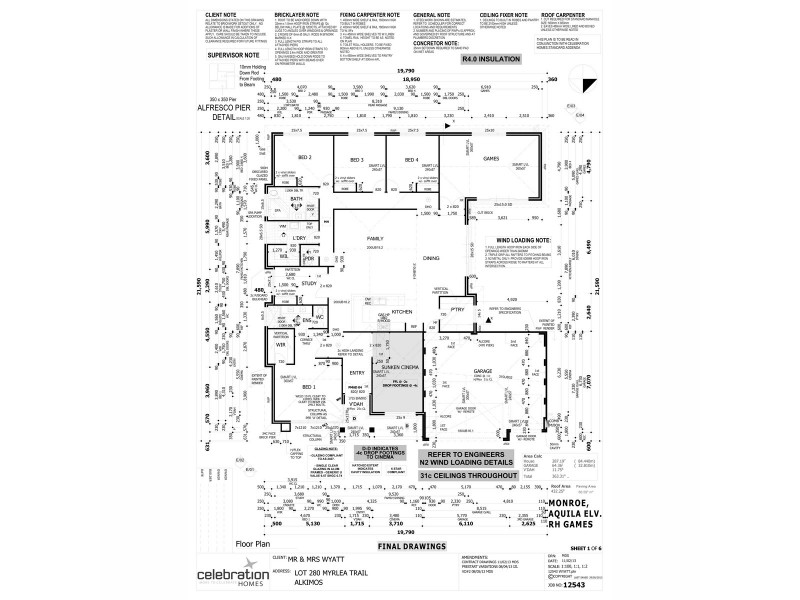 18 Myrlea Trail, Alkimos WA 6038 Floorplan