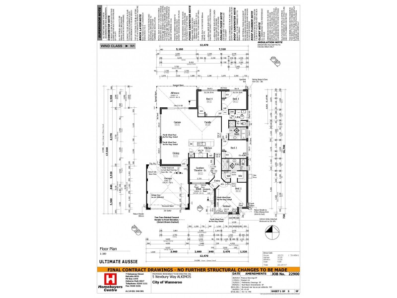5 Newbury Way, Alkimos WA 6038 Floorplan