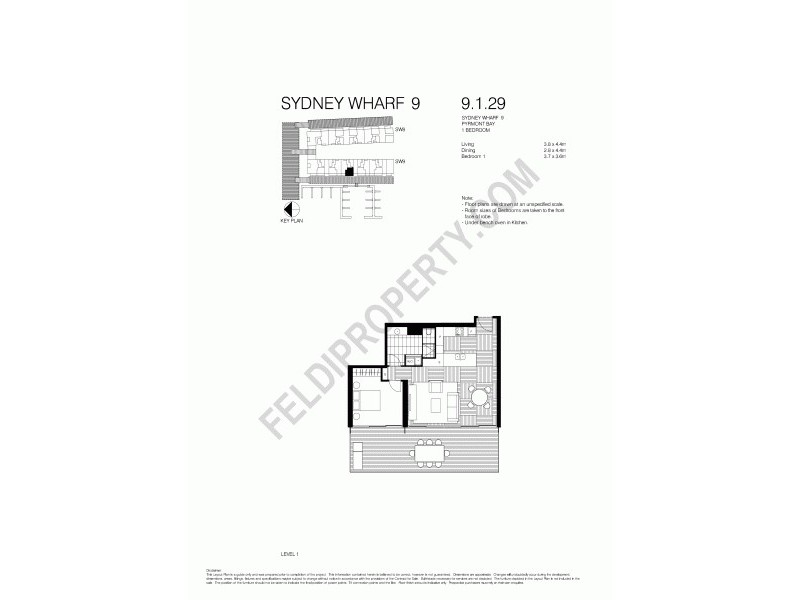 Pyrmont NSW 2009 Floorplan