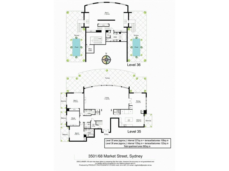 3501/68 Market Street, Sydney NSW 2000 Floorplan