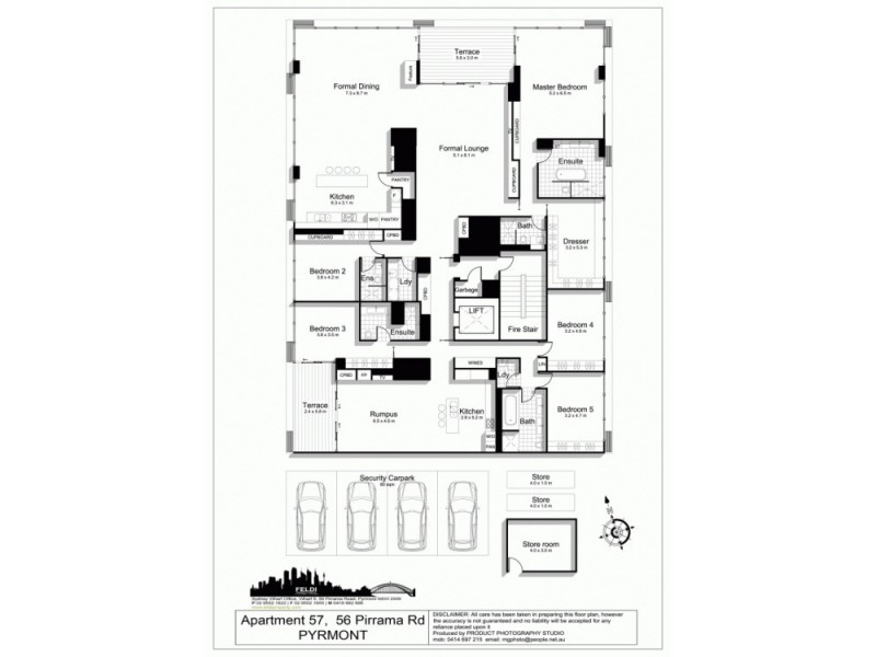 Pyrmont NSW 2009 Floorplan