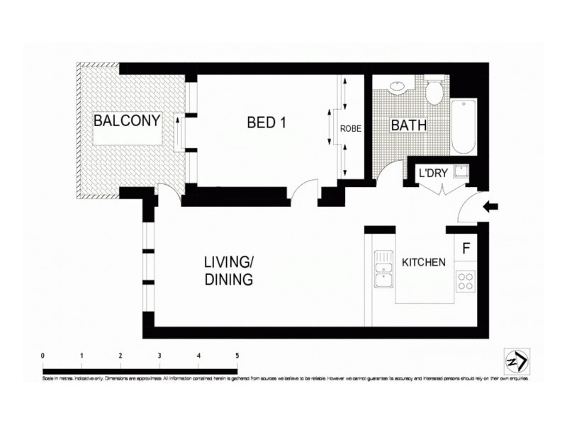 1 Hosking Pl, Sydney NSW 2000 Floorplan