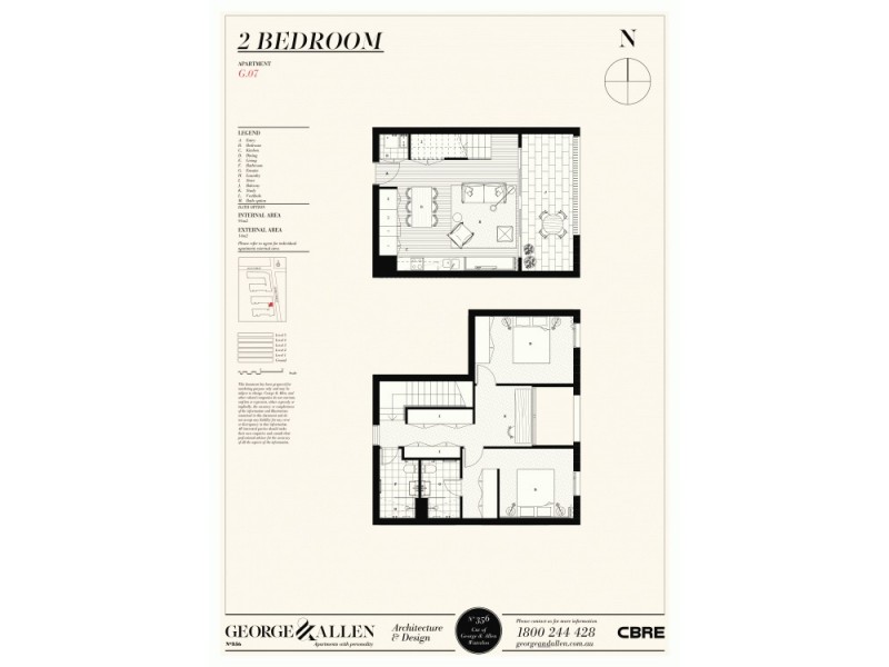 G07/356 George Street, Waterloo NSW 2017 Floorplan