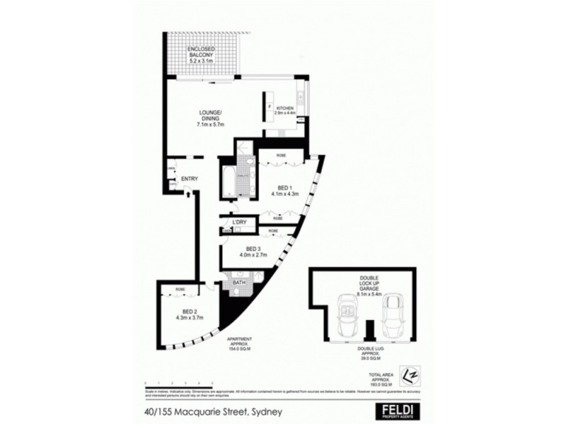 40/155 Macquarie Street, Sydney NSW 2000 Floorplan