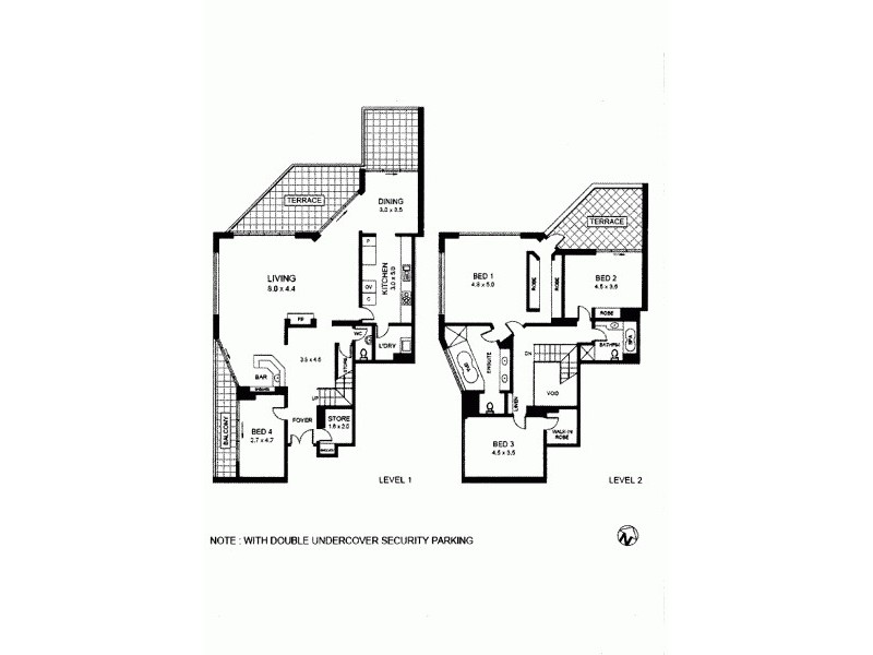 2802/127 Kent Street, Sydney NSW 2000 Floorplan