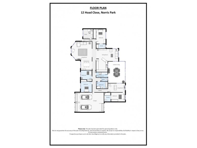 12 Hoad Close, Glenroy NSW 2640 Floorplan