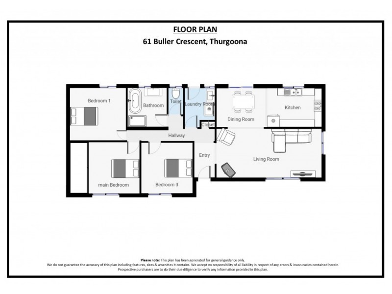 61 Buller Crescent, Thurgoona NSW 2640 Floorplan