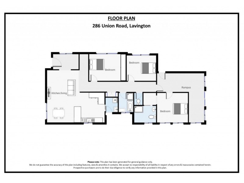 286 Union Road, Lavington NSW 2641 Floorplan