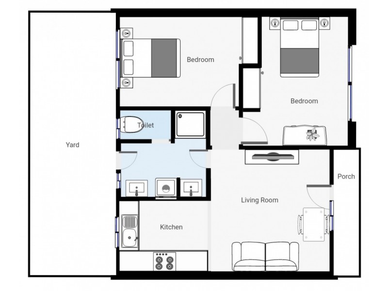 6/309-311 Moore Street, Lavington NSW 2641 Floorplan