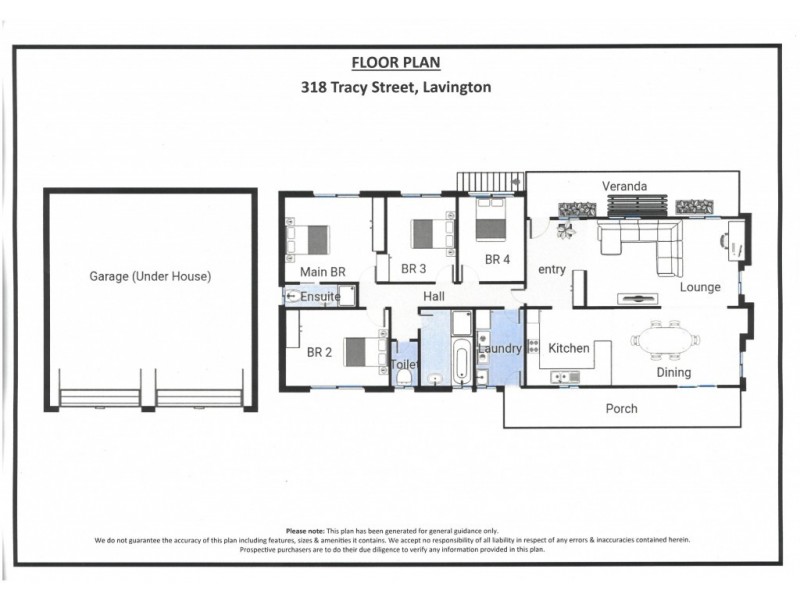 318 Tracy Street, Lavington NSW 2641 Floorplan