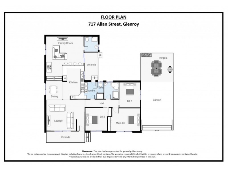 717 Allan Street, Glenroy NSW 2640 Floorplan