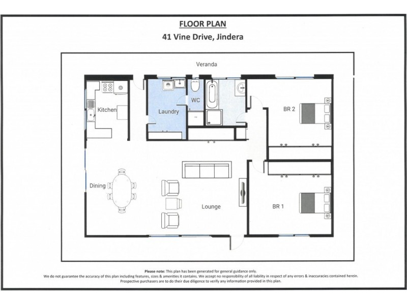 41 Vine Drive, Jindera NSW 2642 Floorplan