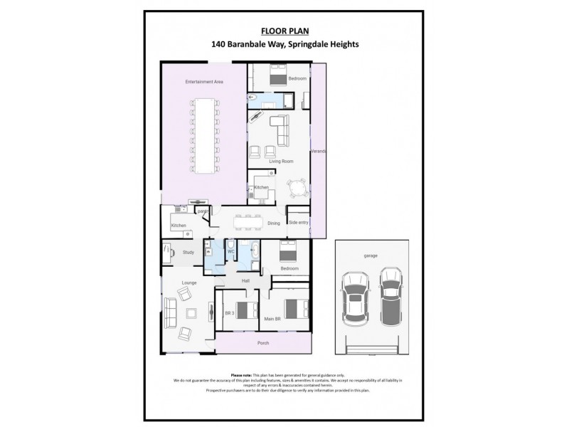 140 Baranbale Way, Springdale Heights NSW 2641 Floorplan