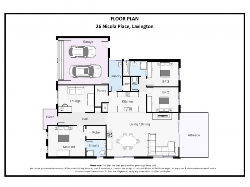 26 Nicola Place, Lavington NSW 2641 Floorplan