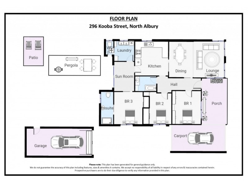 296 Kooba Street, North Albury NSW 2640 Floorplan