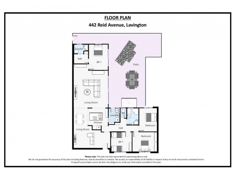 442 Reid Avenue, Lavington NSW 2641 Floorplan