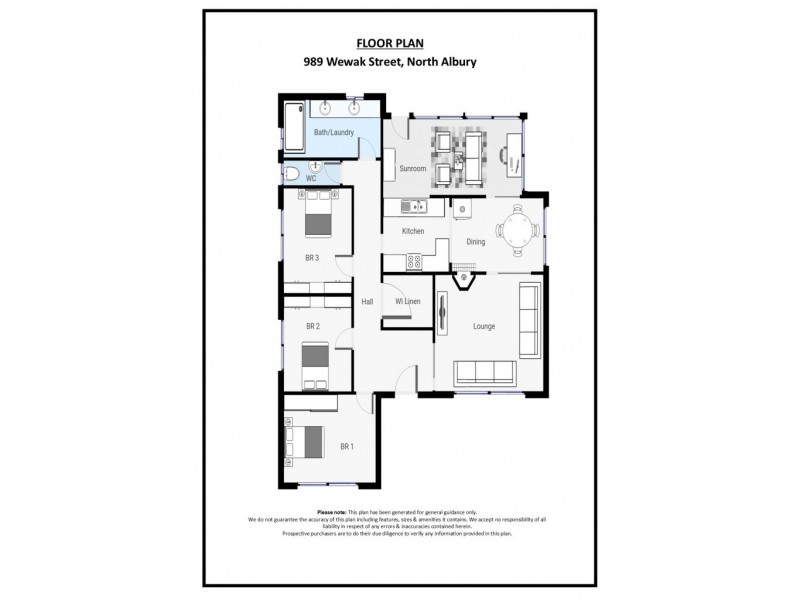 989 Wewak Street, North Albury NSW 2640 Floorplan