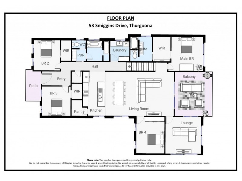 53 Smiggins Drive, Thurgoona NSW 2640 Floorplan